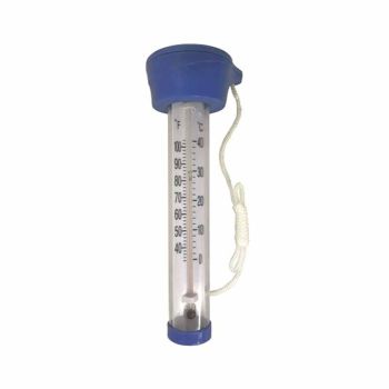 Thermomètre rond bleu flottant