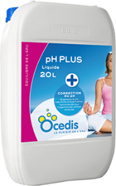 pH PLUS liquide 20 L ocedis - Bidon 26.4 kg Irisports